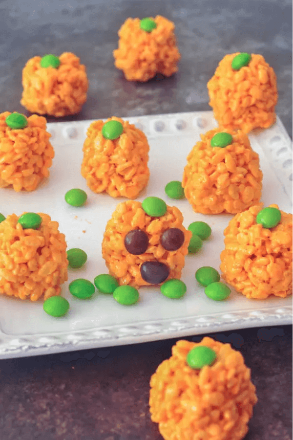 Pumpkin Patch Crispy Treat Recipe For Kids