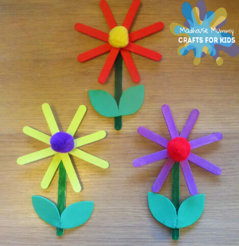 Simple Decoration Flowers Crafts For Kids