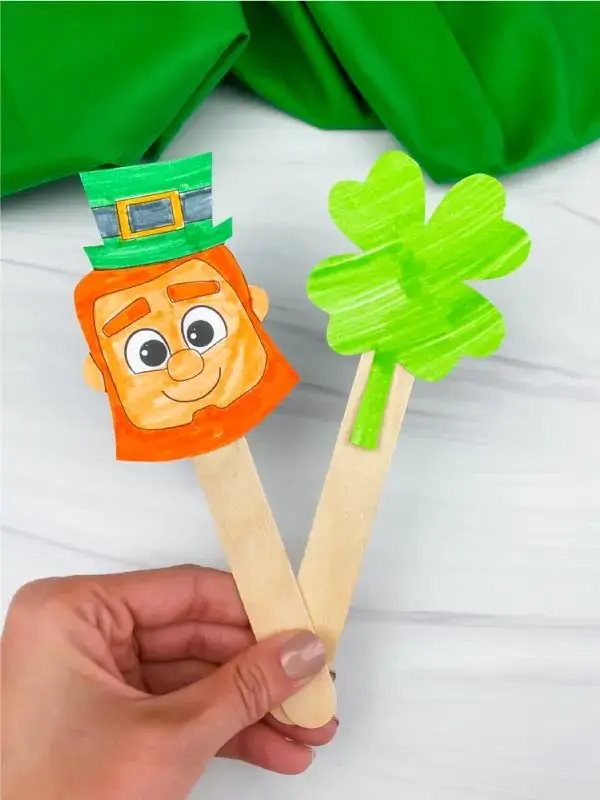 St. Patrick's Day Puppets Craft For Kids