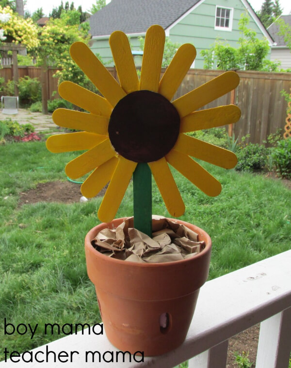 Sunflower Art & Craft Project For Kids