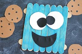 Unique Cookie Monster Popsicle Stick Craft Ideas For Kids