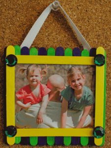 Sticker Activity Photo Frame DIY Popsicle Stick Photo Frame Craft Ideas - Kids Art & Craft