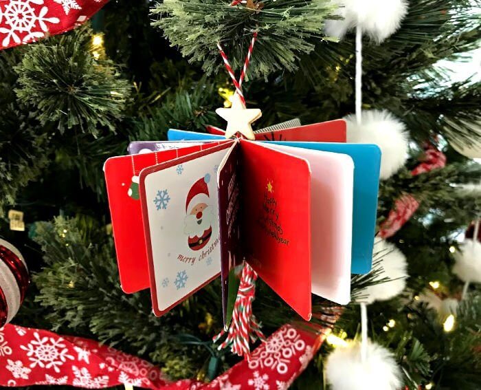 3D DIY Christmas Card Ornament Craft For Kids