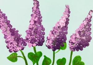 Beautiful Flower Painting using Cotton Bud for Toddlers