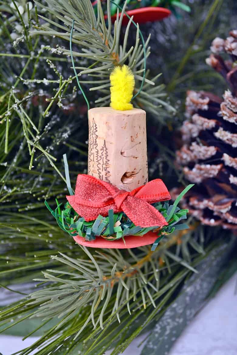 Best Homemade Christmas Cork Candle Craft : Christmas Cork Craft 