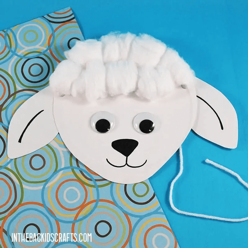 Cotton Ball Sheep Craft for Toddlers : Cotton Balls Craft
