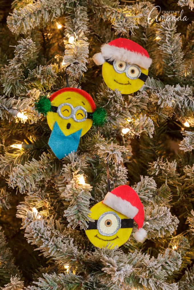 Cute & Adorable Minions Recycled  Christmas Craft For Kids Recycled Christmas Ornaments