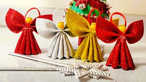 Cute Little Angel Decoration Craft For Christmas Tree