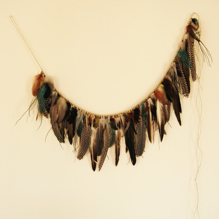 Decorate Your Wall With Amazing Feather Garland