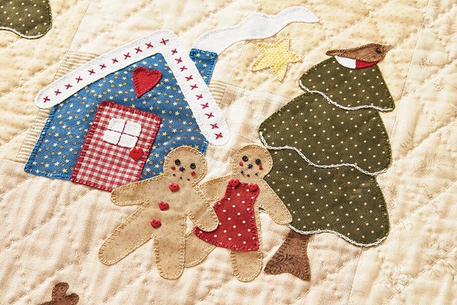 Easy And Adorable Quilt Design Idea On Christmas Eve
