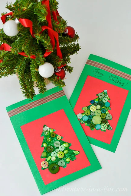 Easy To Make Christmas Card For Preschoolers