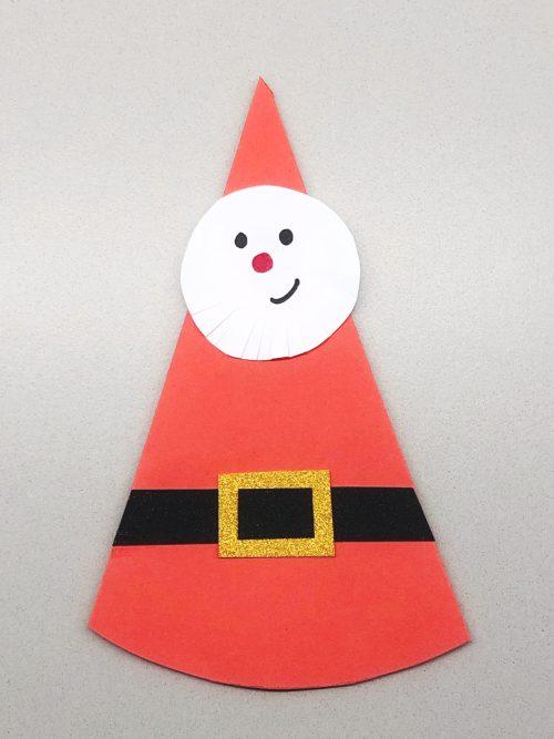 Easy To Make Cute Santa Greeting Card Idea For Christmas DIY Christmas Card Ideas for Kids