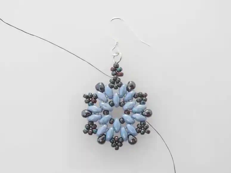 Easy To Make Snowflake Earrings For Christmas Celebration