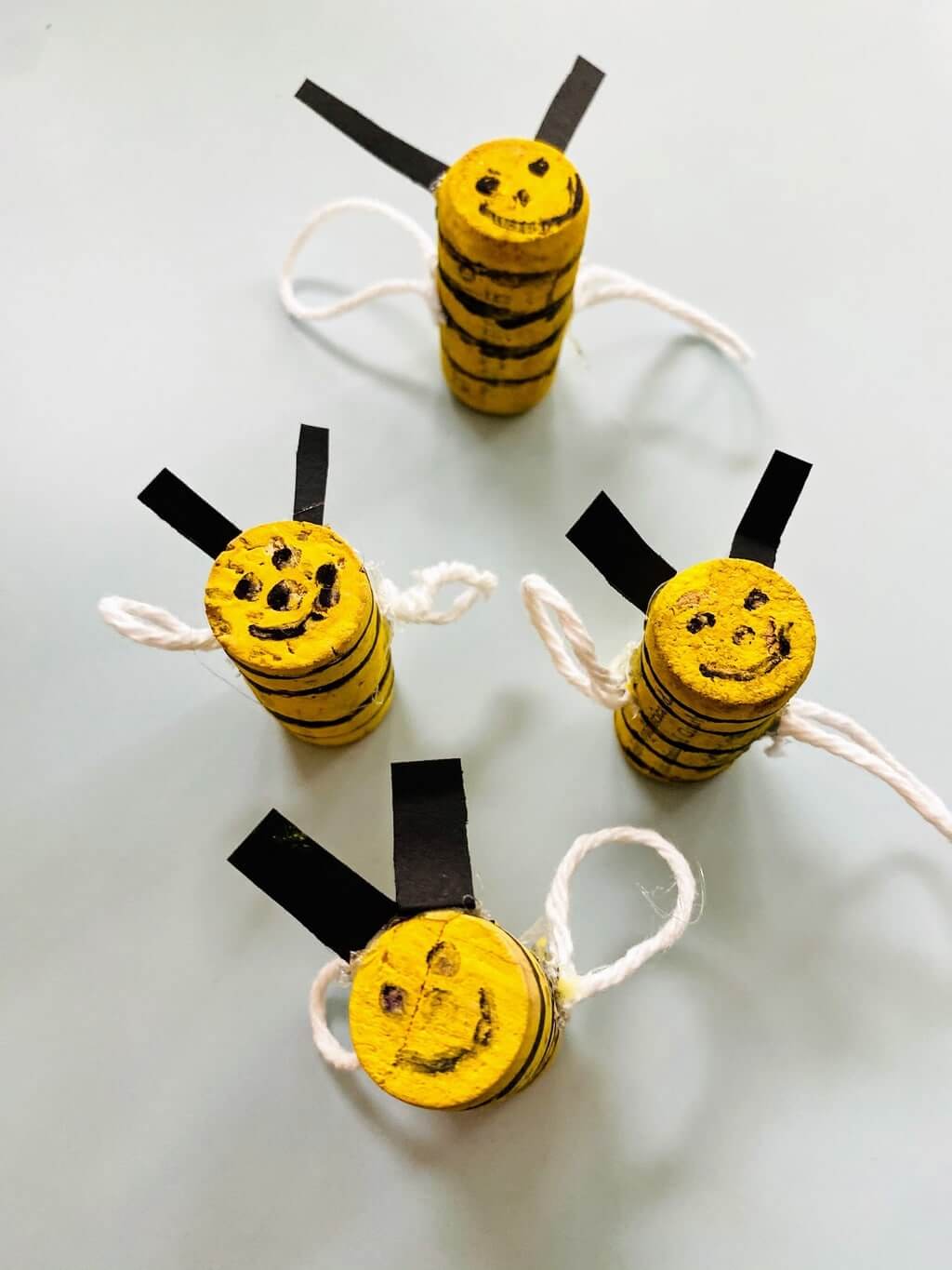 Easy and Fun Bee Cork Craft For Kids : Cork Crafts for Toddlers