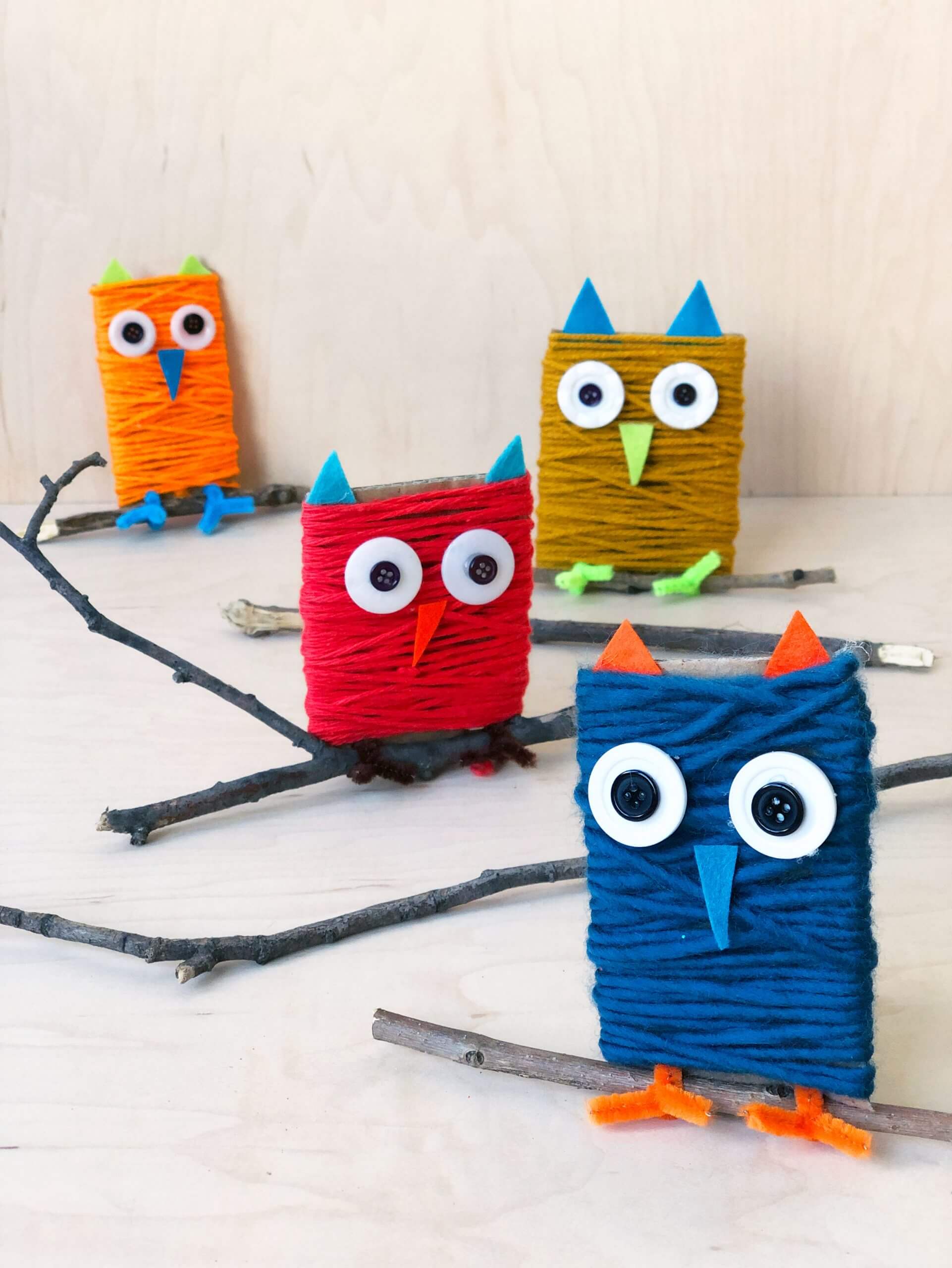 Easy and Fun Yarn Owl Project 
