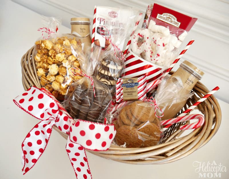 Easy to Make Chocolate Basket Idea For Christmas Gift