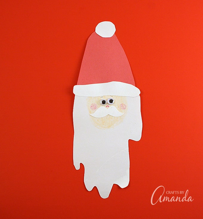 Entertaining & Easy Santa Claus Craft Idea for Kids Handprint & Footprint Santa Claus Craft Ideas For Kids