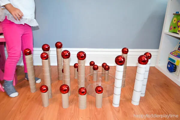 Fun Crazy Tubes Christmas Baubles Game Activity For Preschoolers