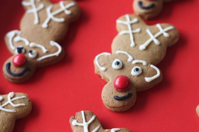 Fun Gingerbread Recipe Idea In Reindeer Shape