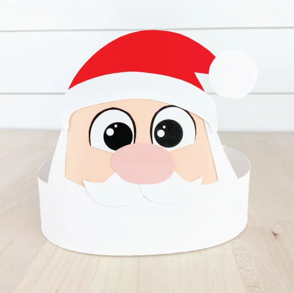 Fun To Make Cute Santa Headband Craft Idea On Christmas Eve