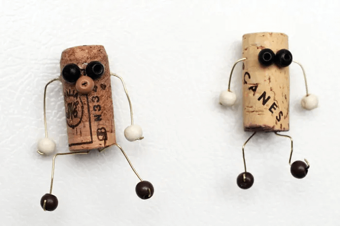 Funky Cork Magnates Character Best DIY Gift For Friends 
