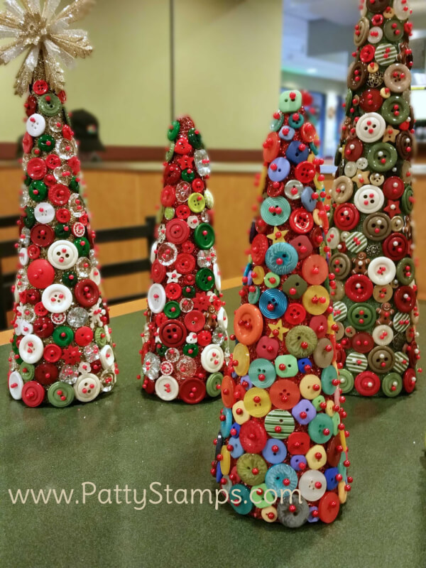 Giant & Mini Christmas Tree Craft Idea For School