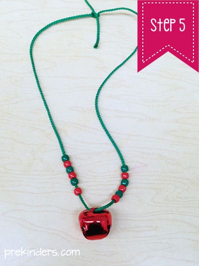 Handmade Necklace Craft With Jingle Bells & Beads : Handmade Christmas Jewelry Ideas