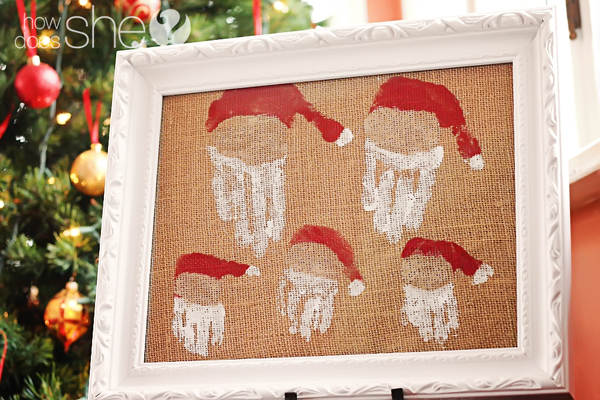 Handprint Christmas Craft for Families