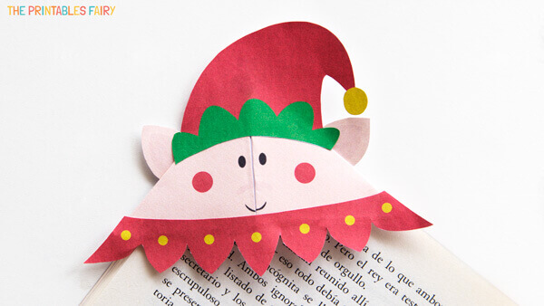 How To Make An Origami Elf Corner Bookmark Christmas Craft Ideas 