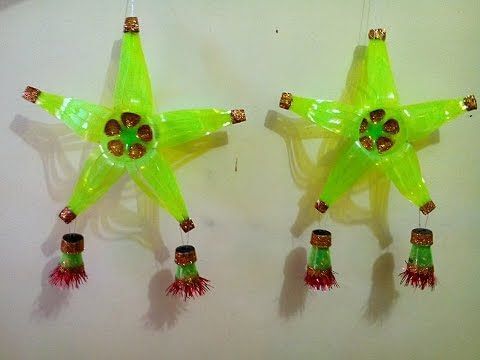 How To Make Lanterns Using Recycled Plastic Bottles : Recycled Christmas Parol Ideas