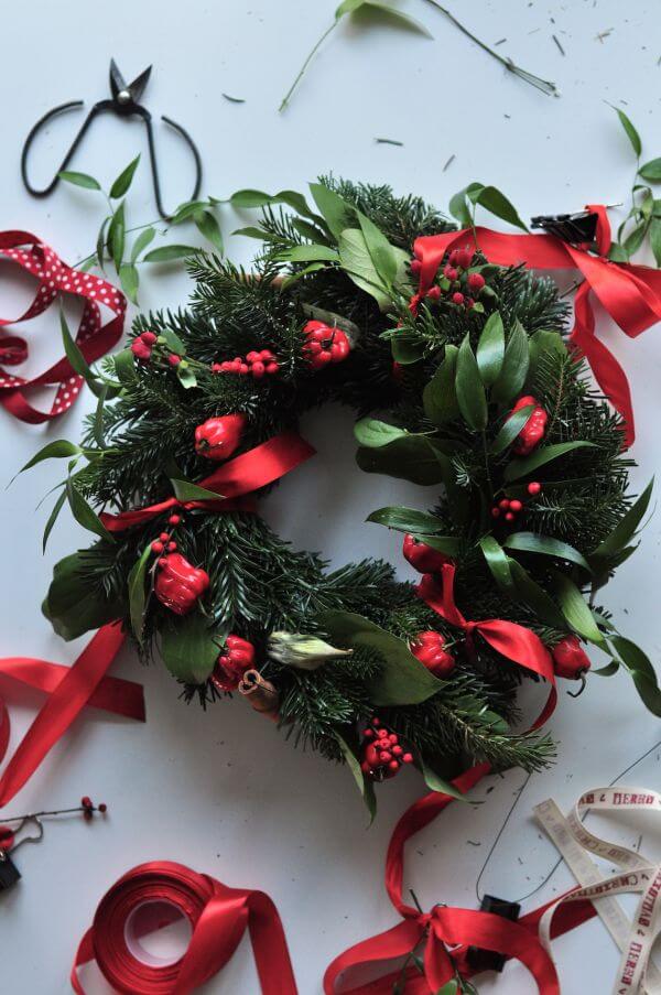 DIY Christmas Fern Wreath Ideas 