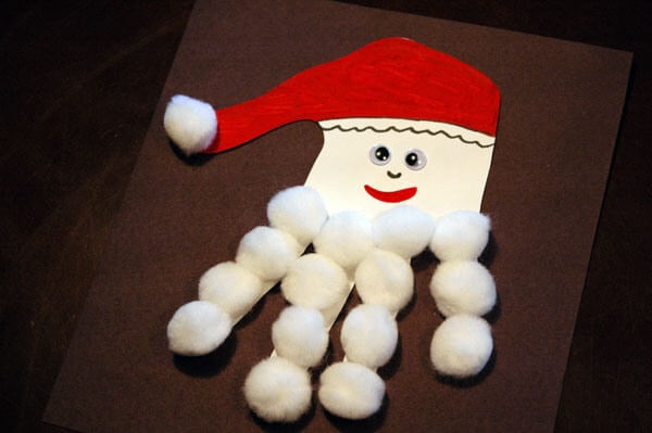 Lovely-Santa-Craft-Ideas-Using-Pom-Pom-Balls