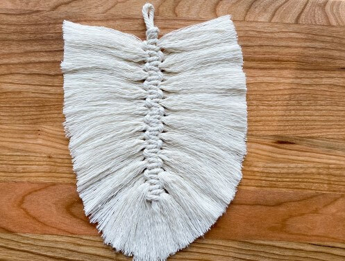 Macrame Feathers Making Craft Idea For Wall DecorLarge Feather Wall Art ideas