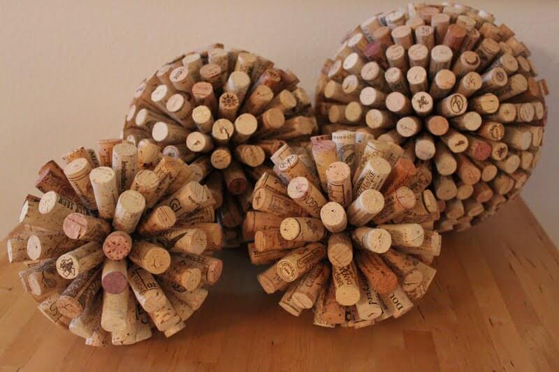 Quick and Easy Cork Ball Home Decor : Cork Crafts for Home 