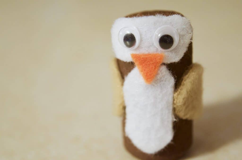 Quick and Easy Cork and Felt Owl Thanksgiving Craft : Cork crafts for Thanksgiving