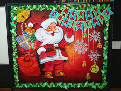 Santa Themed Christmas Decoration Ideas For School