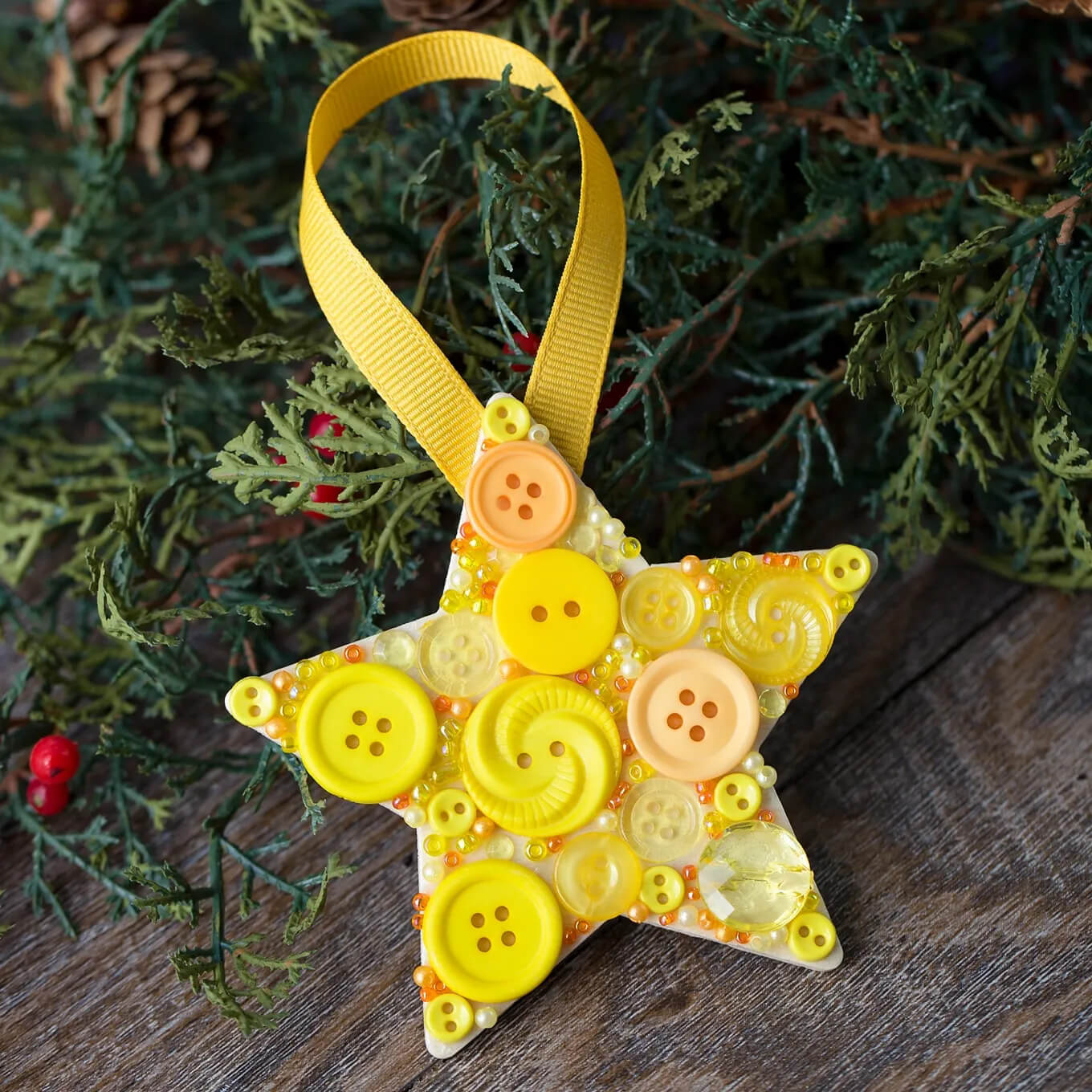 Simple Star Ornament Craft For Christmas