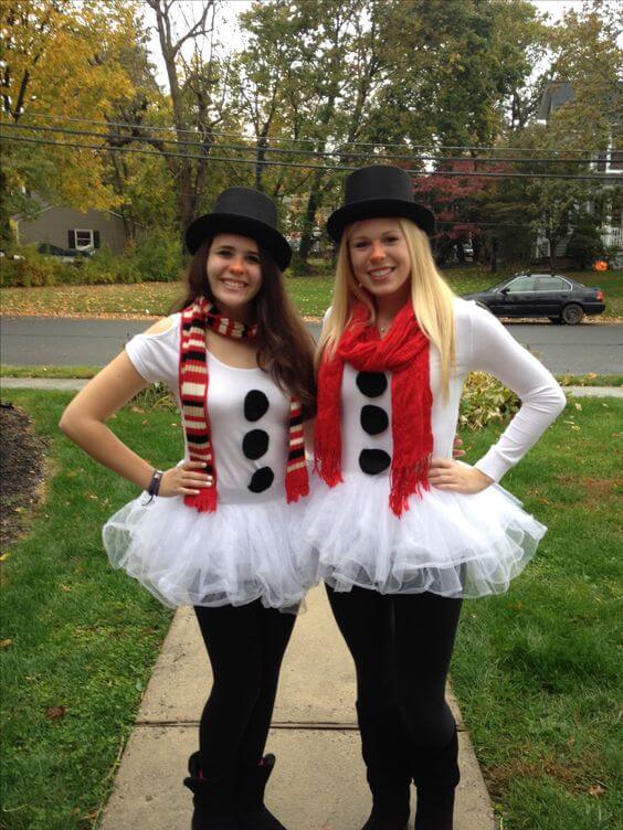 Snowman Costumes Party-Themed Idea For Christmas Christmas Party Dress Code Ideas