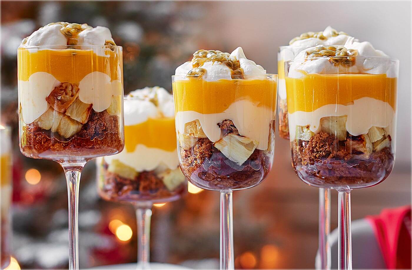 Super Easy Fruit Trifles Recipe For Christmas Parties
