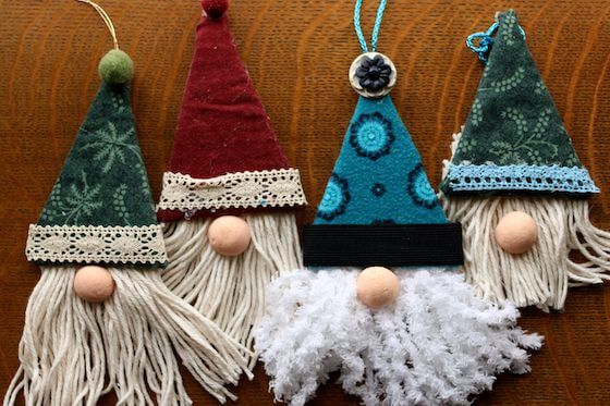 DIY Gnome Christmas Ornaments