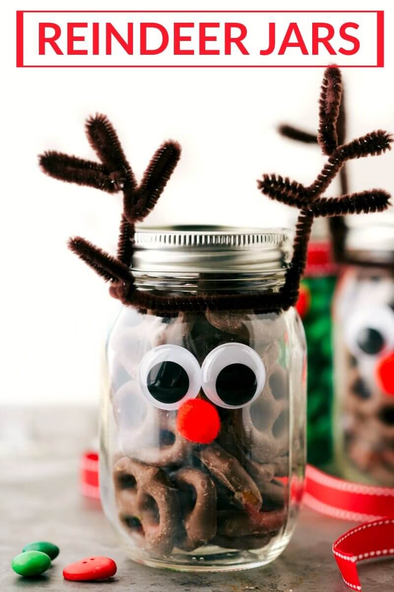 Amazing Reindeer Mason Jar Craft Ideas