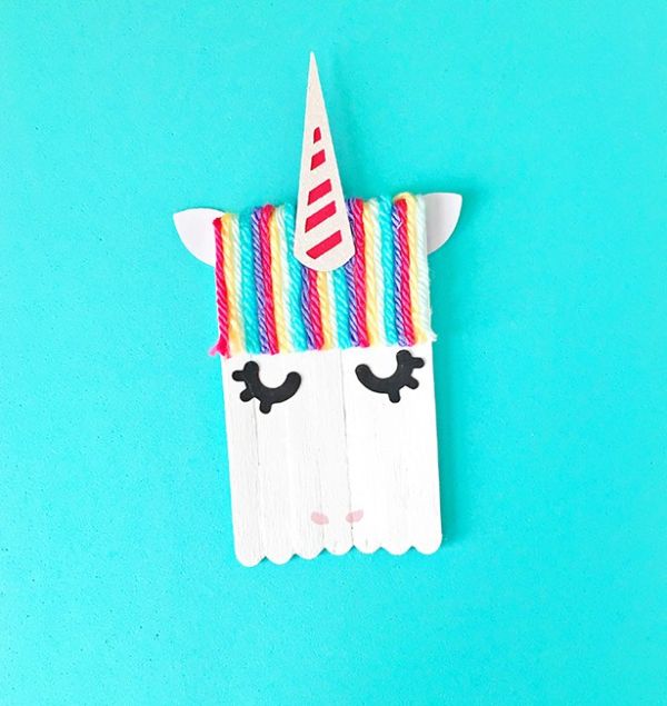 Beautiful Unicorn Craft Made Ideas With Popsicle Sticks
