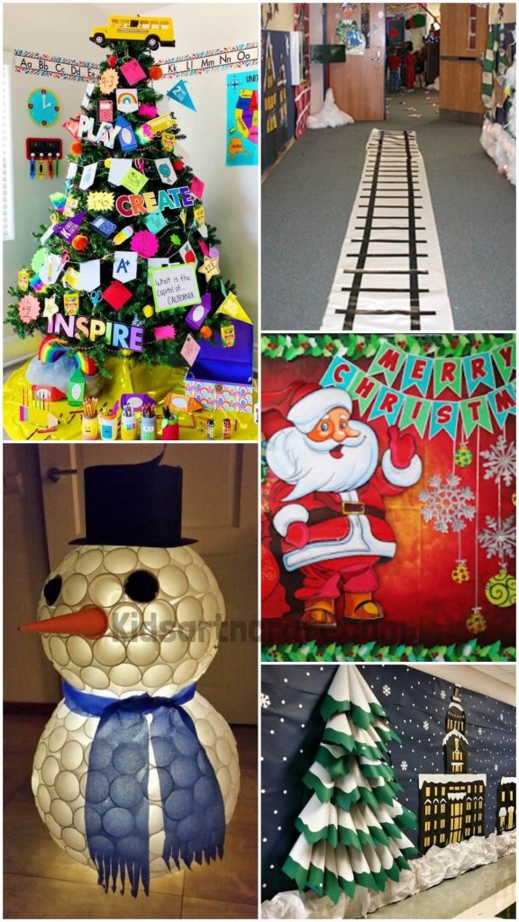 Christmas Decoration At School Kids Art & Craft