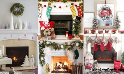Christmas Fireplace Decor Ideas