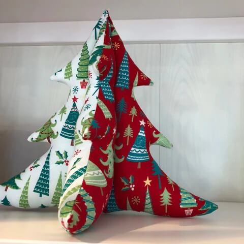 Christmas Tree Decoration Using Sewing Machine