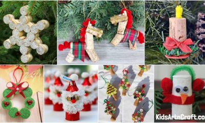 Cork crafts for Christmas