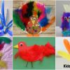 Crafts with feathers for preschoolers