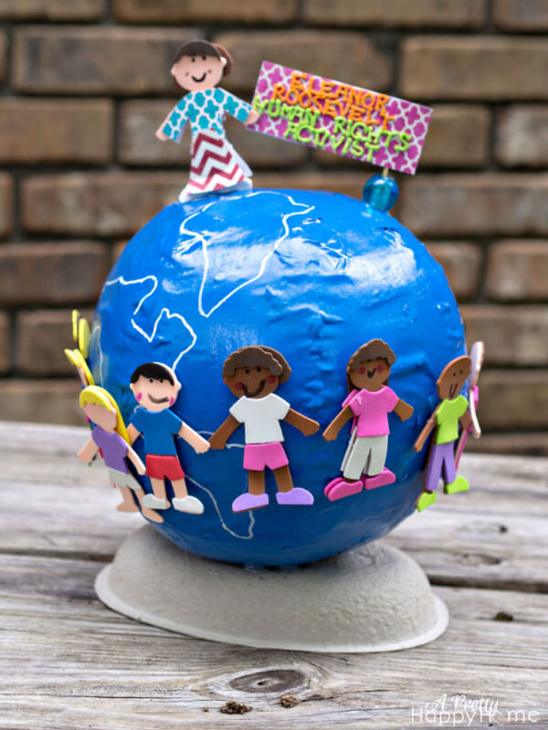 Creative & Unique Paper Mache Globe Craft Project For School