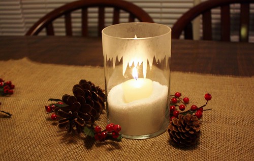 Creative Glass Candle Holder For Family Dinner