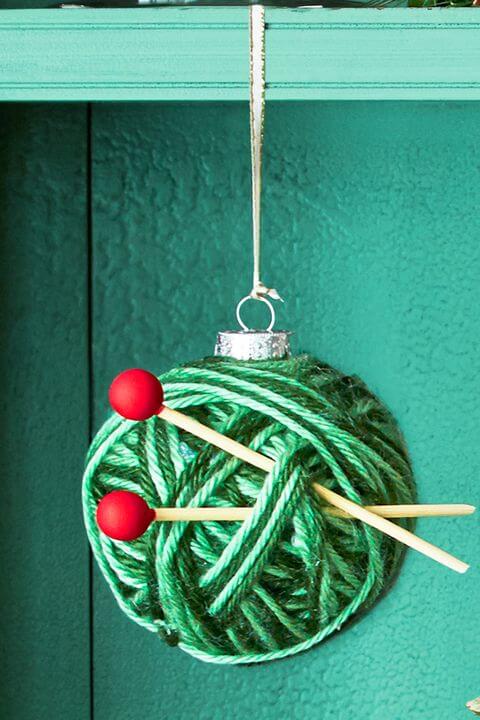 Creative Knit Bauble Craft Ideas For Christmas